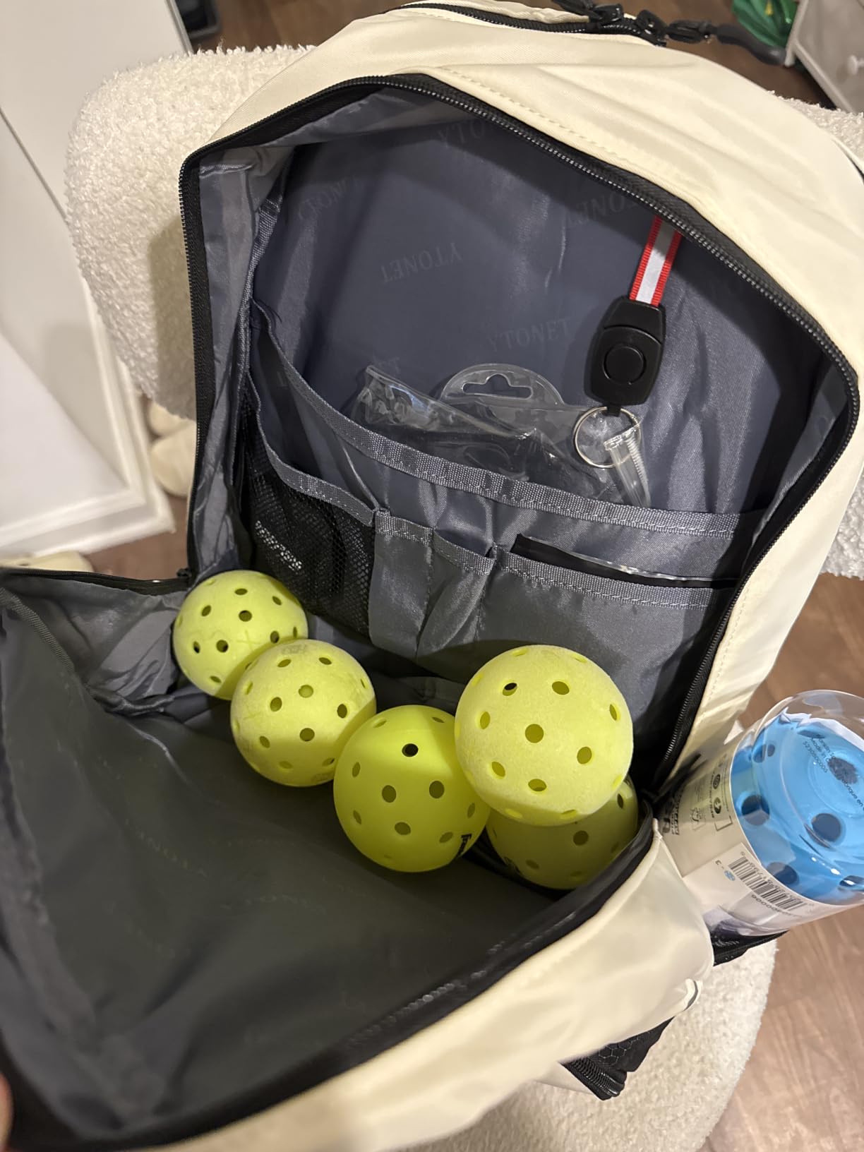 Ytonet Tennis Bag Tennis Backpack for Women Men 2 Rackets customer photo 1