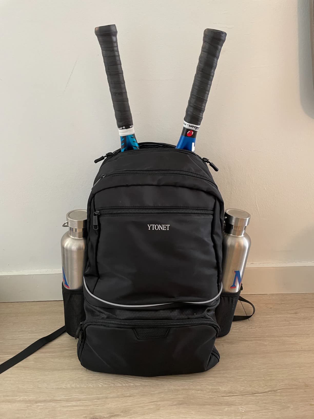 Ytonet Tennis Bag Tennis Backpack for Women Men 2 Rackets customer photo 2