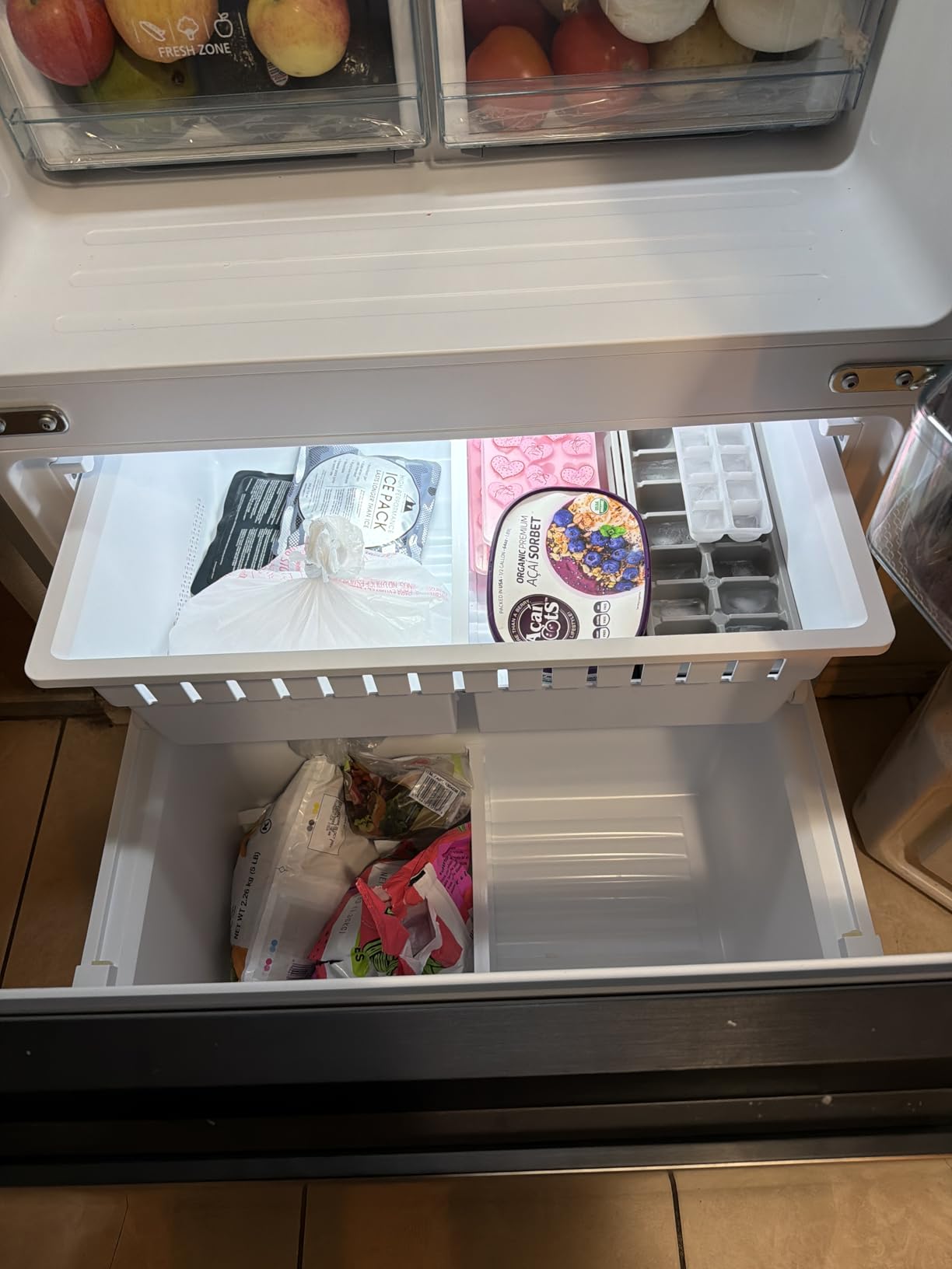 Avanti French Door Refrigerator with Bottom Freezer 30-Inch Wide​, Frost Free Technology, Large Capacity with Adjustable Shelves, Door Bins & Crisper Drawers, 17.5 Cu.Ft., Stainless Steel customer photo 1