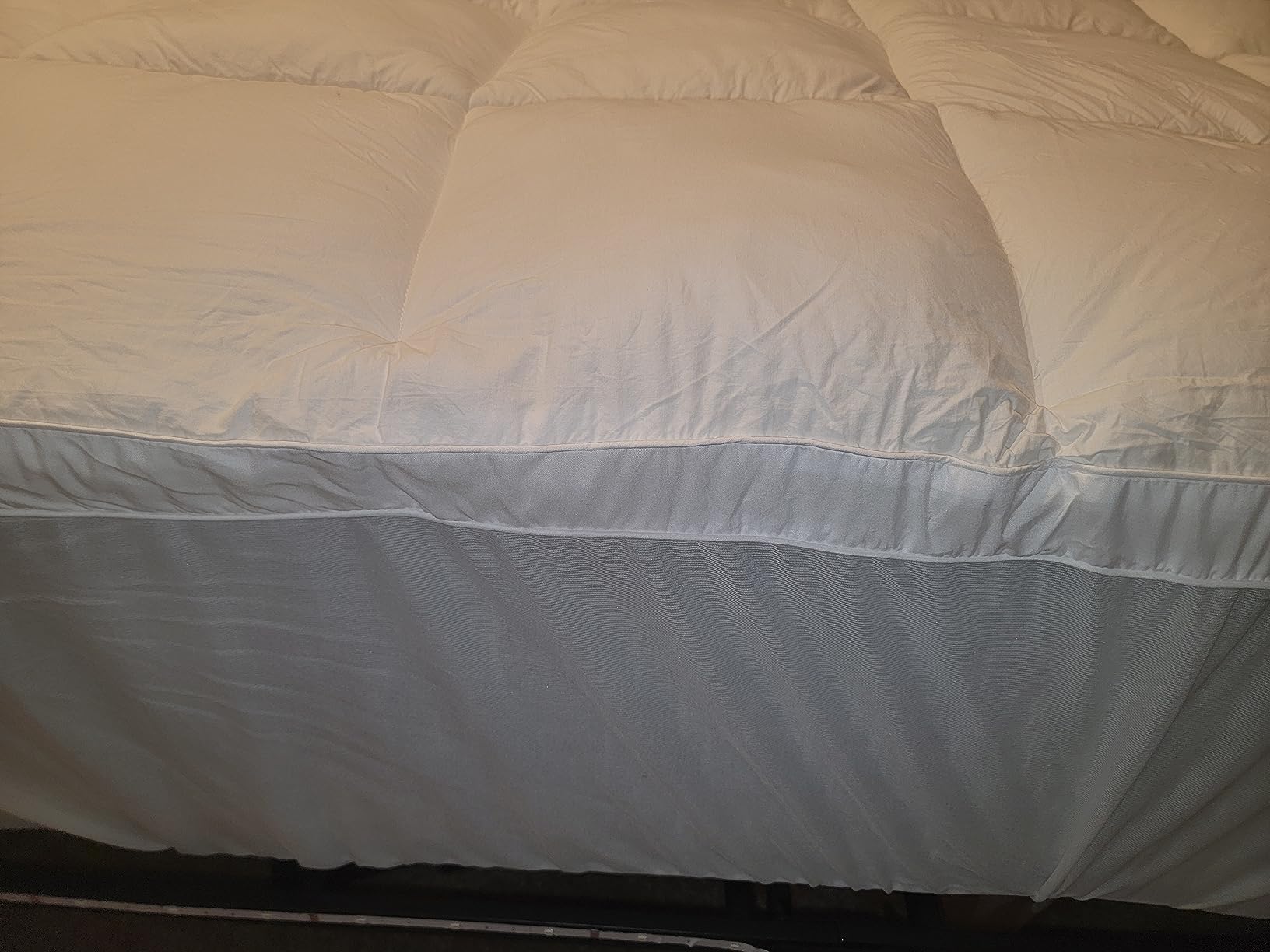 CYMULA Queen Mattress Topper for Back Pain - Extra Thick Cooling Mattress Pad Cover for Queen Size Bed - Soft Mattress Protector Pillow Top with 8-21 Inch Deep Pocket 3D Snow Down Alternative Fill customer photo 2