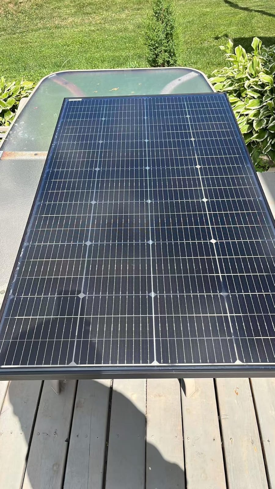 JJN 400W Bifacial Solar Panel, 2 Pack 200W Module, 23% High-Efficiency customer photo 2