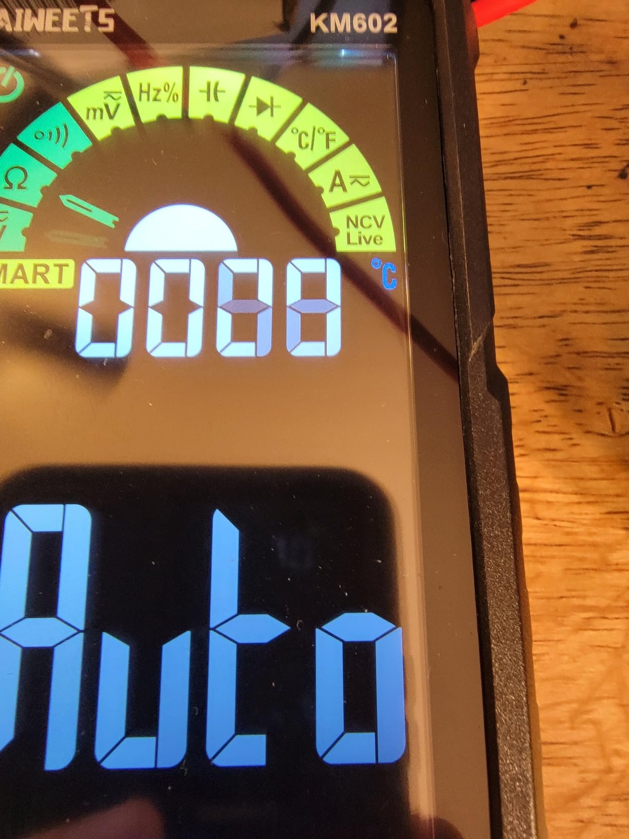 KAIWEETS Smart Multimeter Rechargeable Electrical Tester with Auto Ranging Digital Voltmeter Measures Voltage Current Resistance Continuity Capacitance Temperature Frequency NCV 6000 Counts TRMS customer photo 2