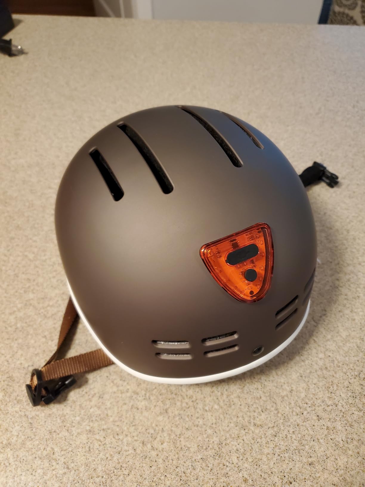 Exclusky Bike Helmet for Adults,Adjustable Cycling Helmet for Men & Women Safety Certified Bicycle Helmet for Commuting, Road Biking, Skating with USB Rechargeable Rear Light customer photo 2