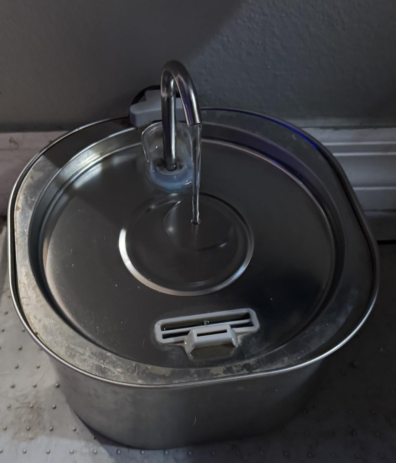 PEKTACO Cat Water Fountain, 3.2L/108oz Stainless Steel Pet Water Fountain customer photo 1