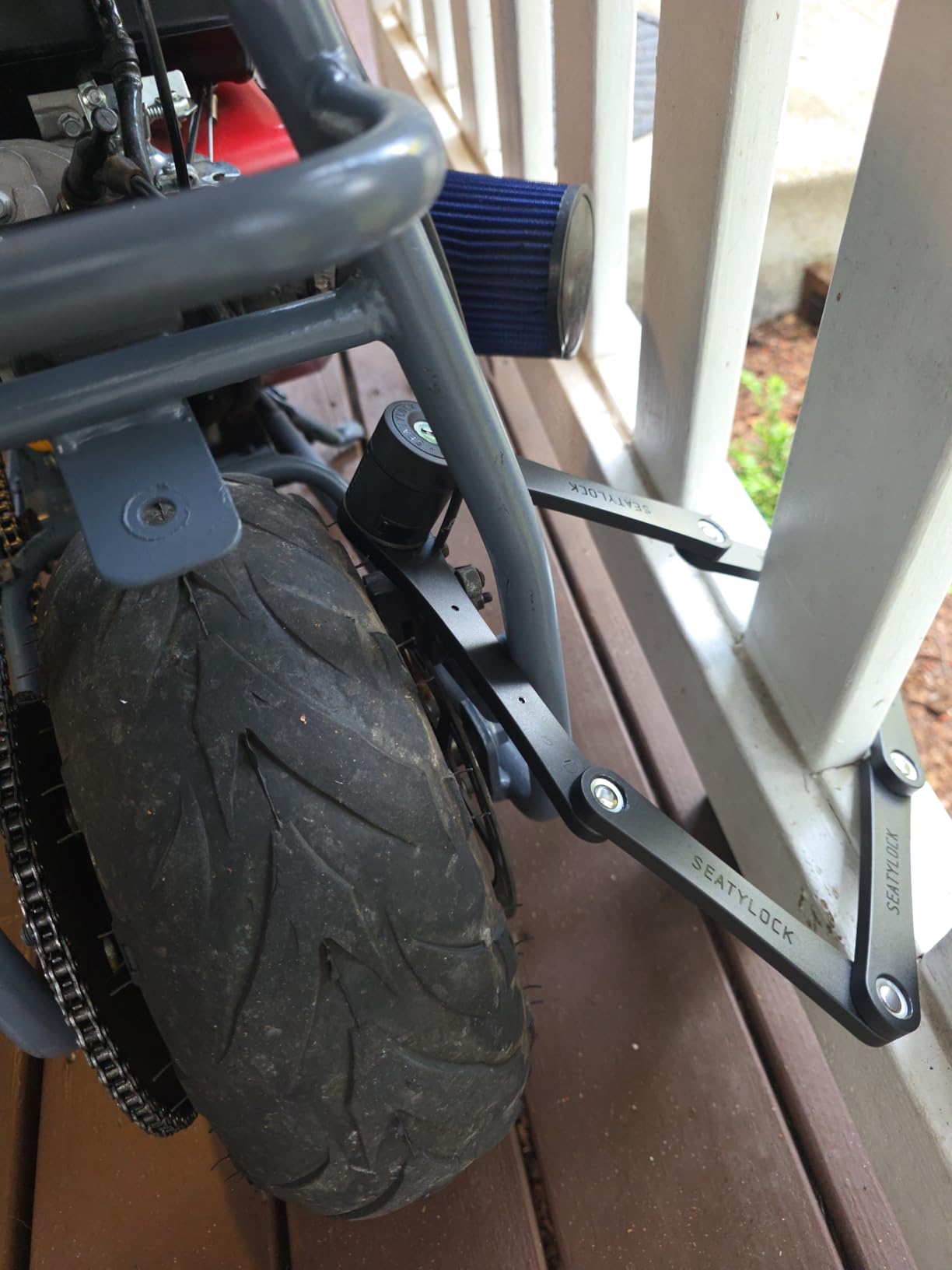 Seatylock FoldyLock Compact Lightweight Patented Folding Bike Lock 33.5 in customer photo 1