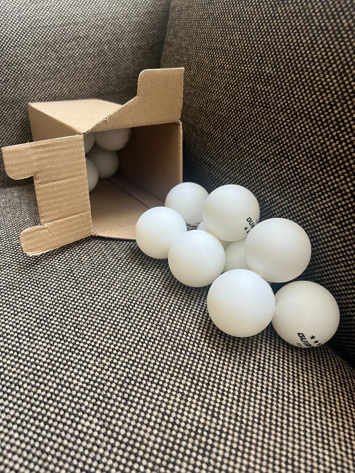 Guirnd 20 Pack Ping Pong Balls, 3 Star Table Tennis Balls, 40+ Pong Ball Competition and Recreational Play, Abs Ping Pong Ball, Games, DIY customer photo 2