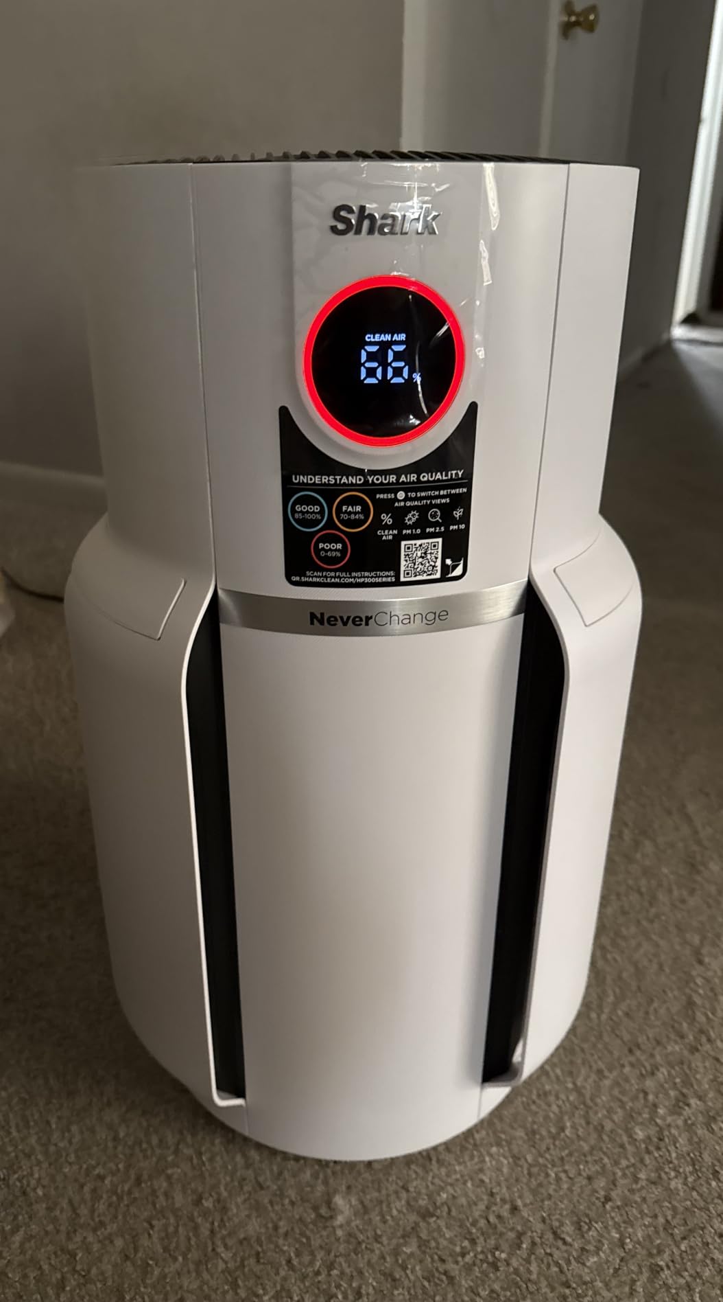 Shark NeverChange Air Purifier, HP152, Charcoal customer photo 1