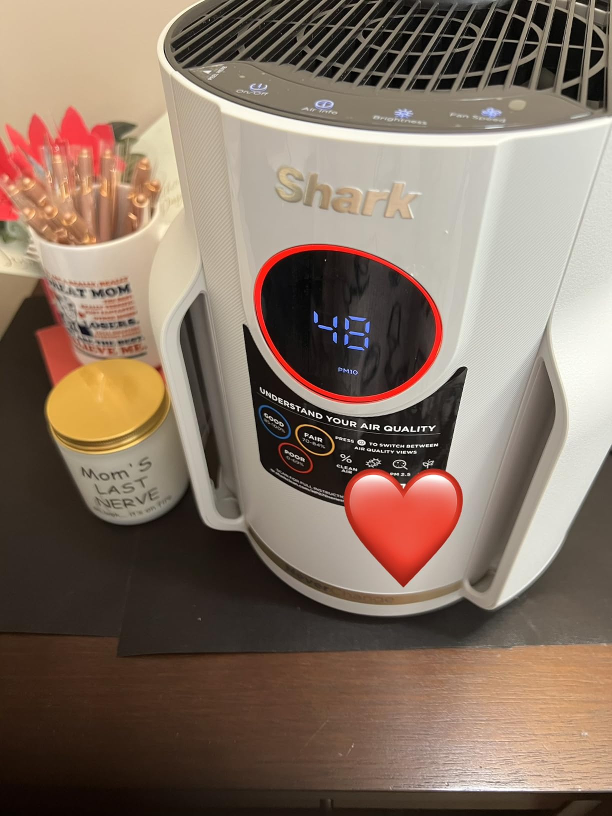 Shark NeverChange Air Purifier, HP152, Charcoal customer photo 2
