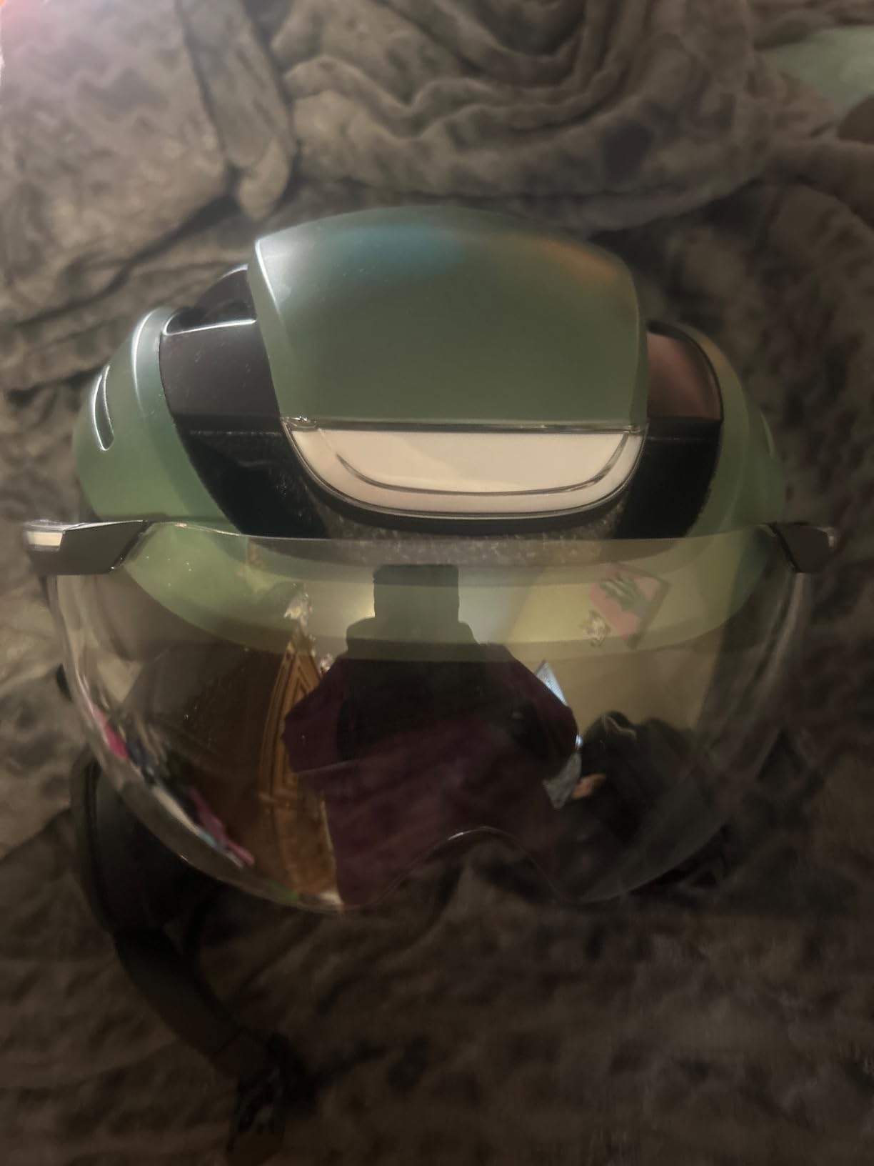 Lumos Ultra E-Bike Smart Helmet | NTA 8776 Certified | Front & Rear LED Lights | Retractable Face Shield | App Controlled | EBike, Scooter, Cycling, Bicycle | Adults, Men Women customer photo 2
