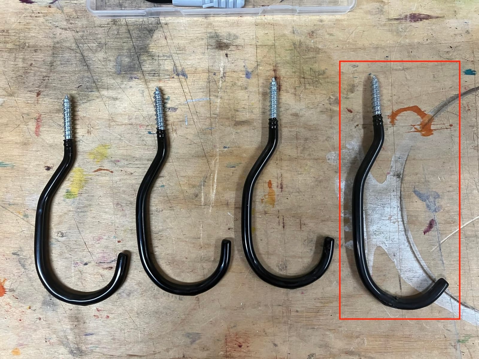 GURADESIGN 8-Pack Heavy Duty Bike Hook, Loading Capacity 100 LBS, 6 inch, Bike Hooks for Garage Wall and Garage Ceiling customer photo 1