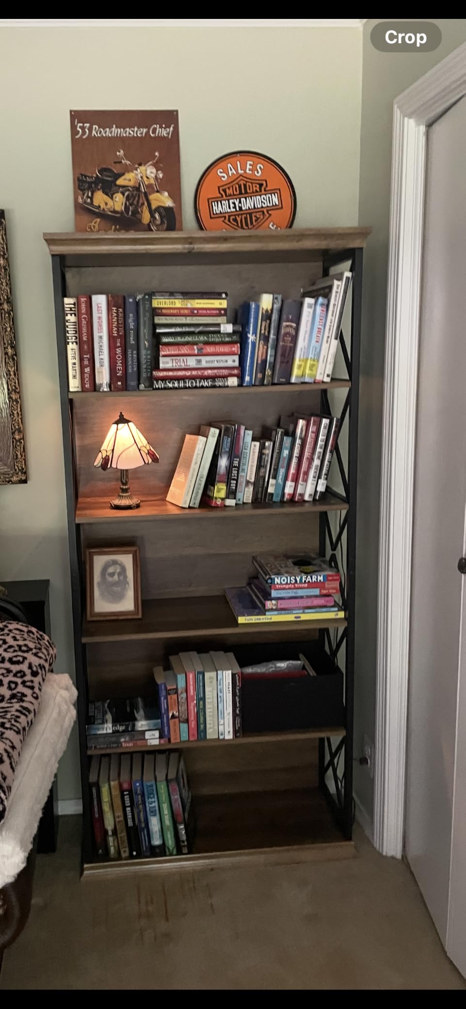 Tribesigns 6-Tier Bookcase, 71 Inches Industrial Bookshelves and Bookcase customer photo 2
