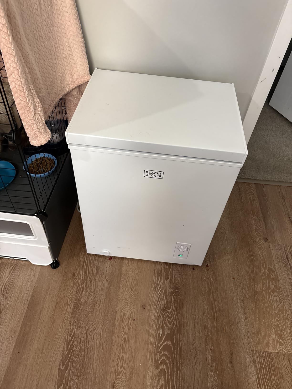 BLACK+DECKER 10 Cu. Ft. Chest Freezer, R600a Refrigerant, BCF1000E, White customer photo 2