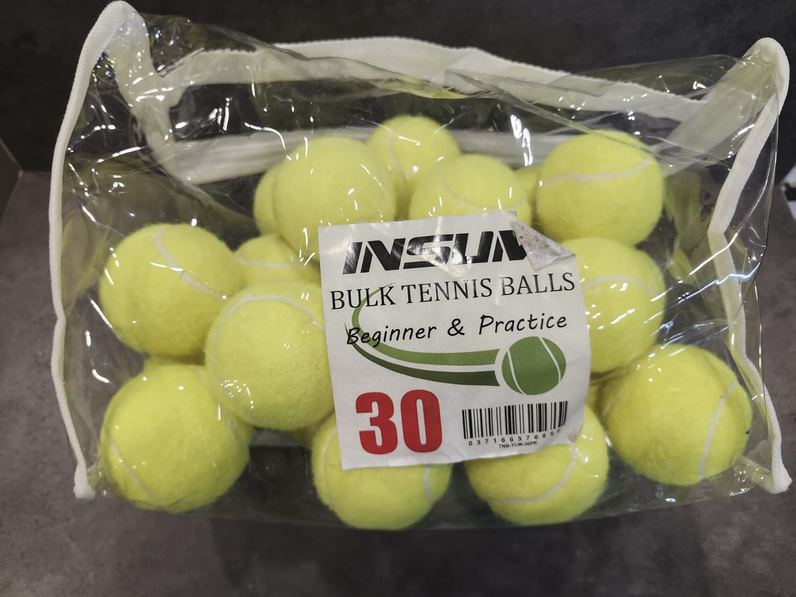 INSUM Tennis Balls, Extra Duty Practice Tennis Balls with Mesh Bag customer photo 1