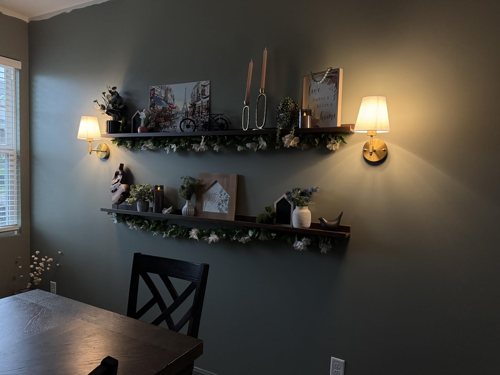 Nekhung Battery Operated Wall Sconce, Peel and Stick Sconces Set of 2 customer photo 2