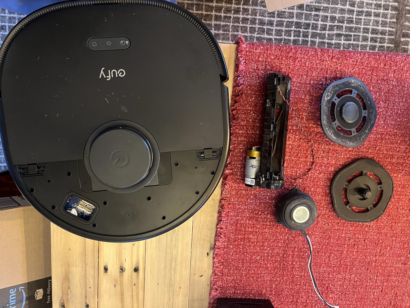 eufy X10 Pro Omni Robot Vacuum and Mop, Dual Mops, 12 mm Auto-Lift, White customer photo 1