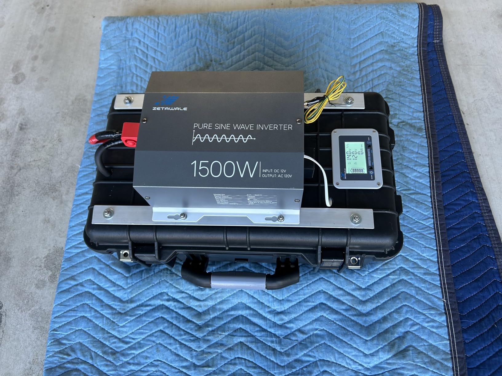 2500W Pure Sine Wave Inverter 12V DC to 120V AC with Built-in ATS for RVs customer photo 2