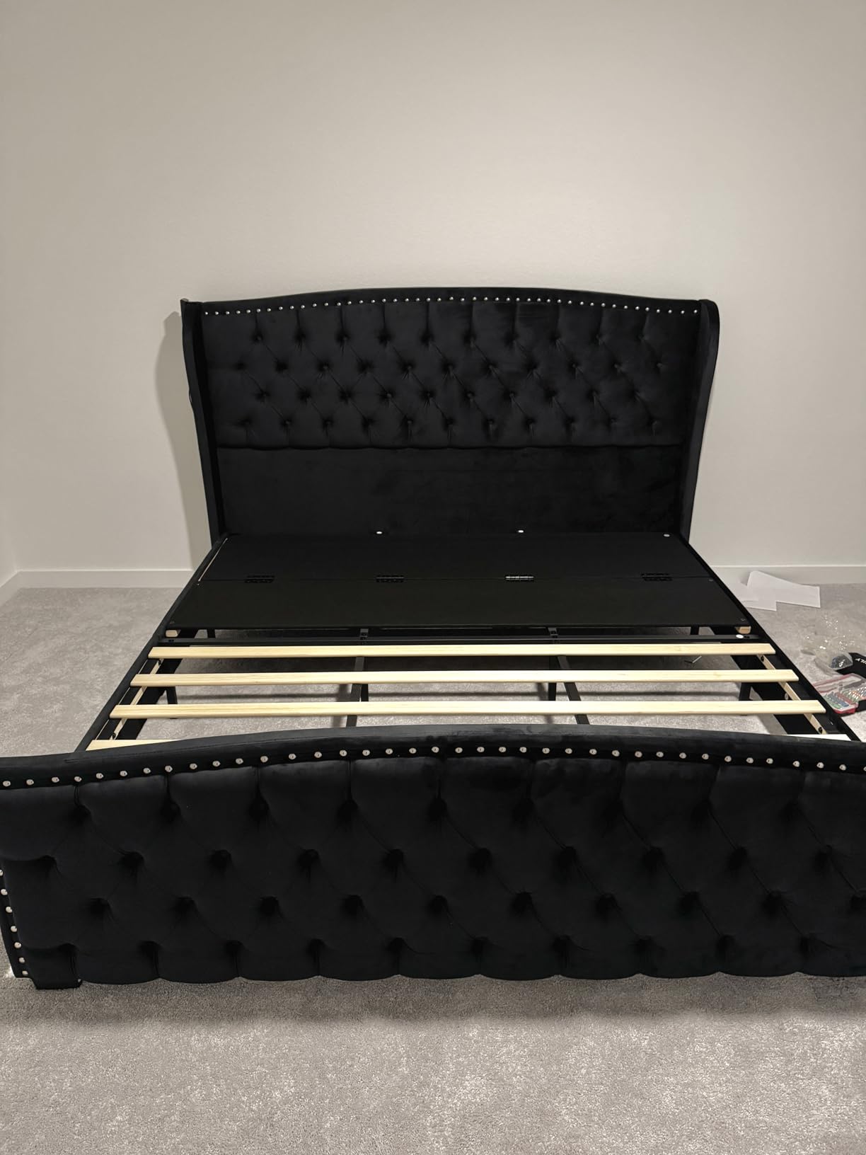 AMERLIFE King Adjustable Bed Frame with 51