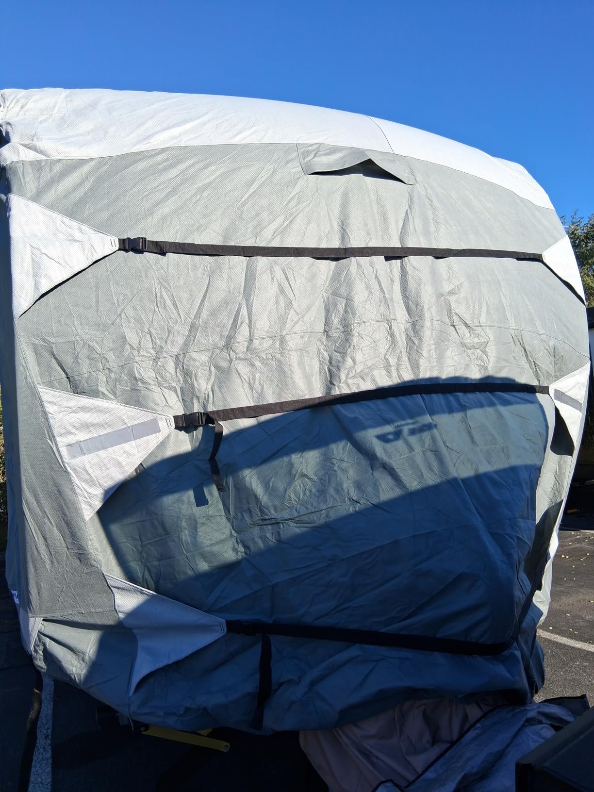 KING BIRD Enhanced RV Cover, Fits 24-27ft Travel Trailers Camper customer photo 1