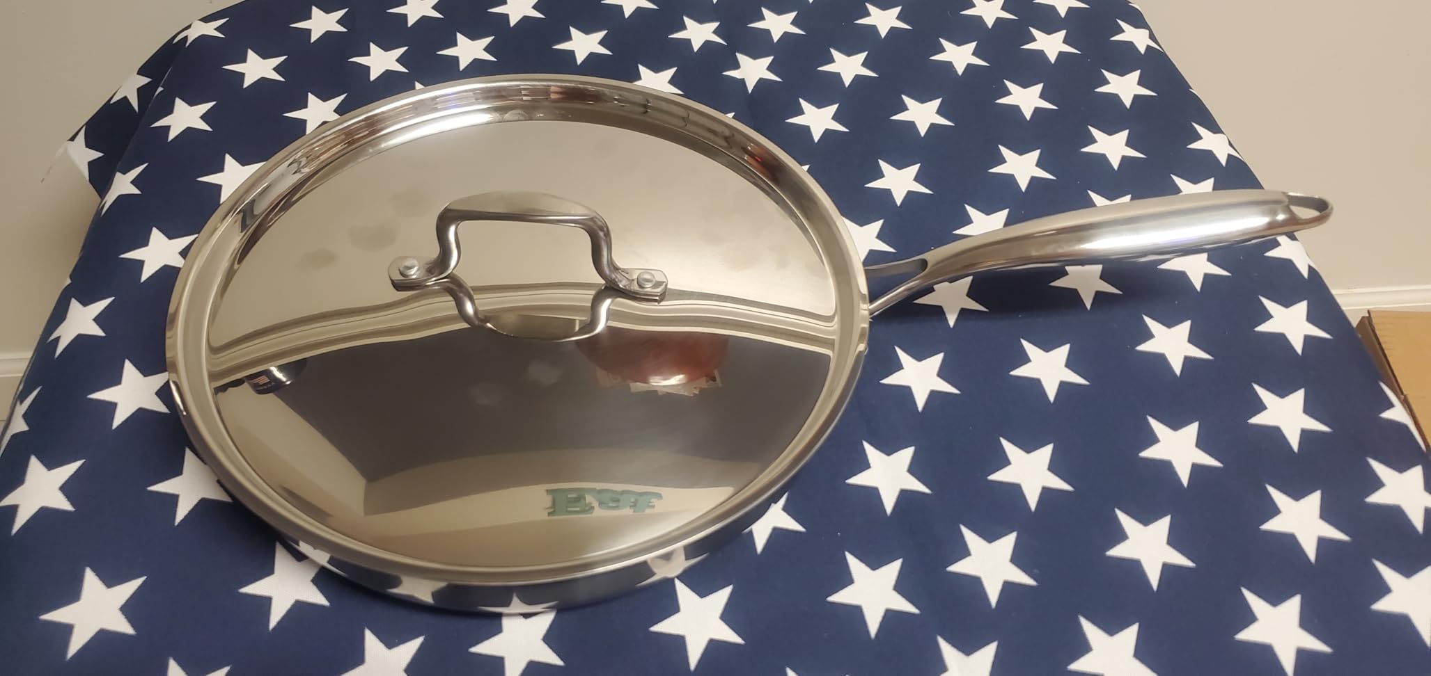12 Inch Tri-Ply Stainless Steel Frying Pan, Frying Pan with Lid, PFOA/PTFE Free Skillet, Induction Cooking Pans, Dishwasher & Oven Broiler Safe 600F, Professional Cookware, Heavy Duty & Even Heat customer photo 2