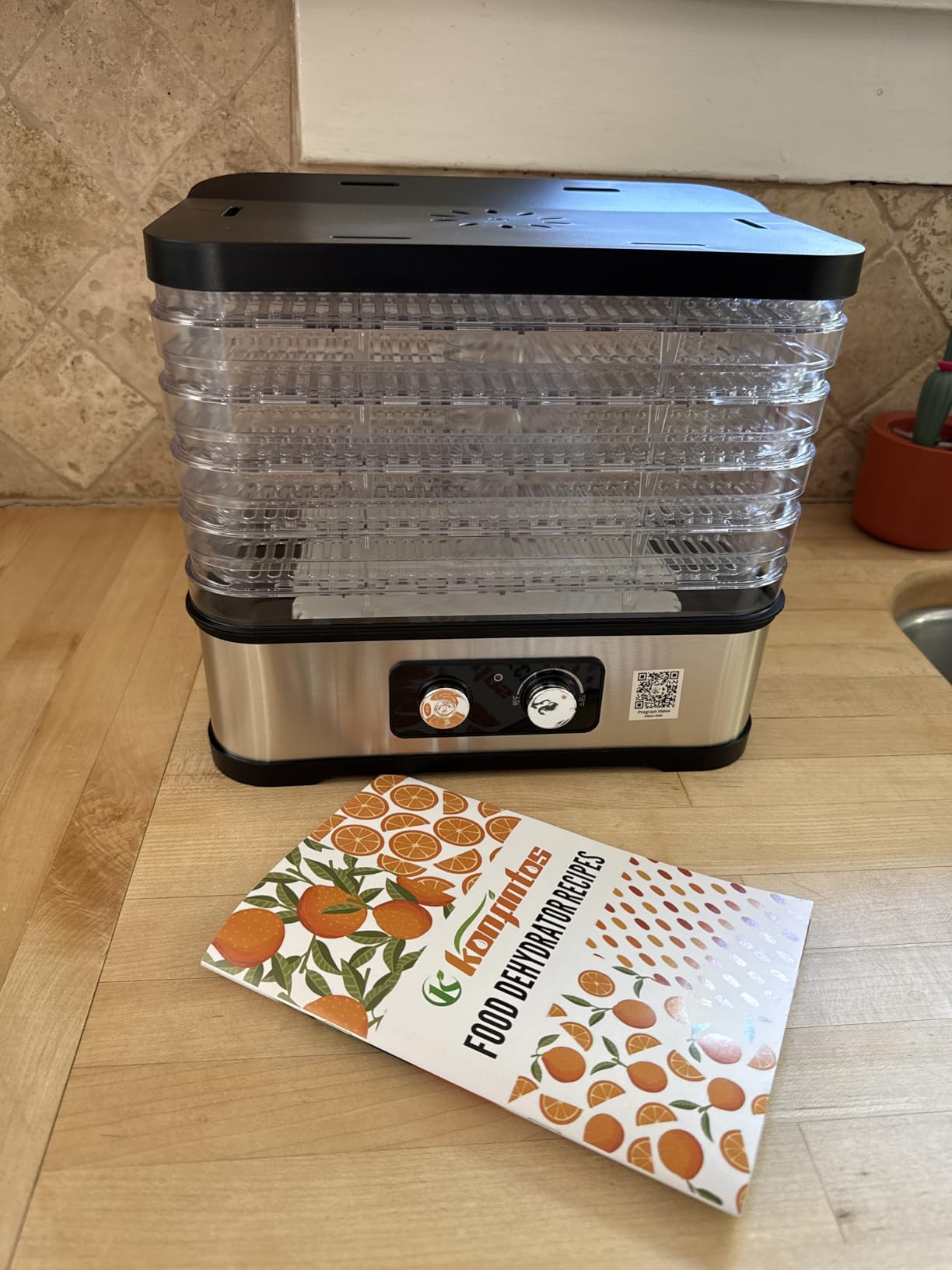 Small Food Dehydrator for Jerky, Fruit, Herbs & Pet Treats customer photo 2