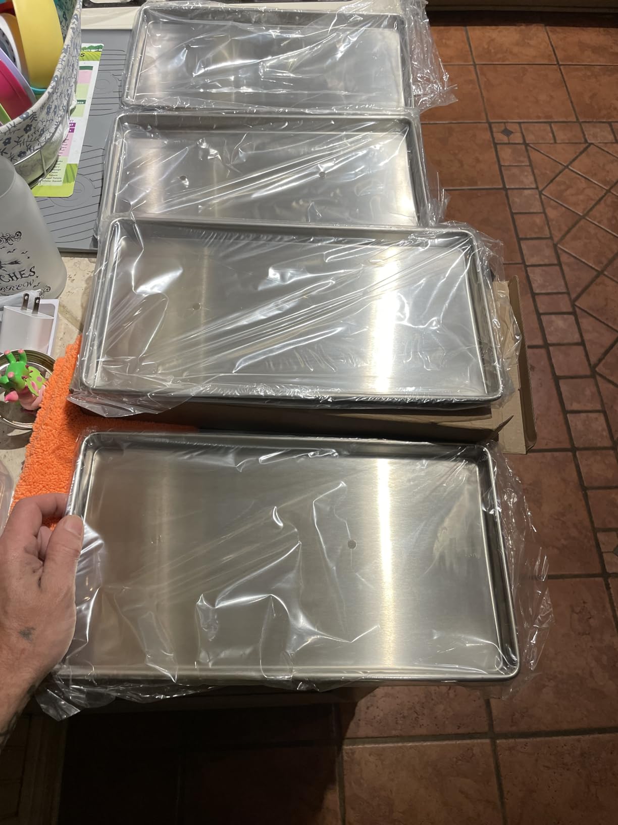 Metal Trays for Harvest Right Freeze Dryer Small, Freeze dryer Small trays for Harvest Right home pro freeze dryer (Small-4pcs) customer photo 2