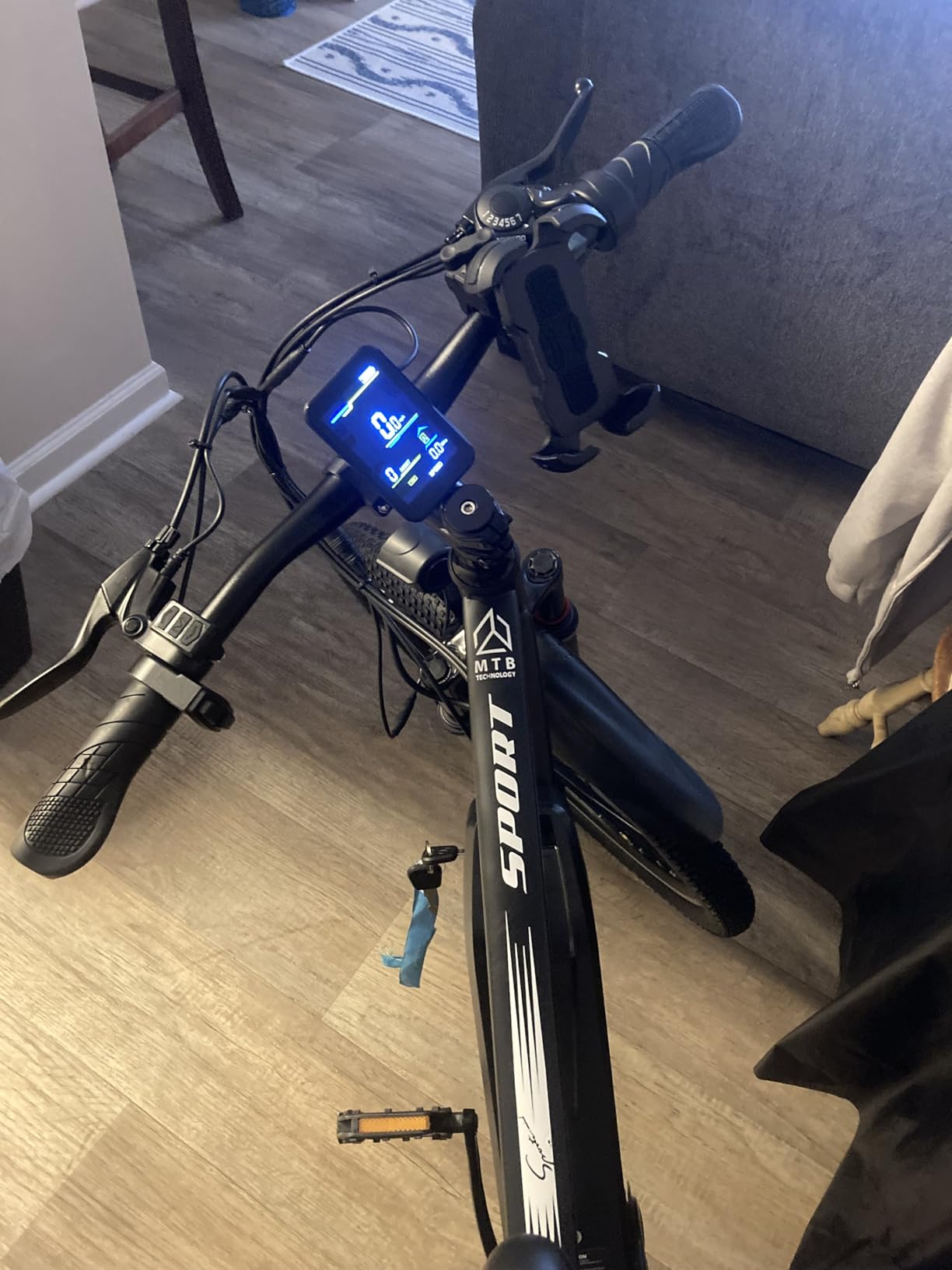 Bike Phone Holder Motorcycle Mount with Rubber Vibration Damper customer photo 2