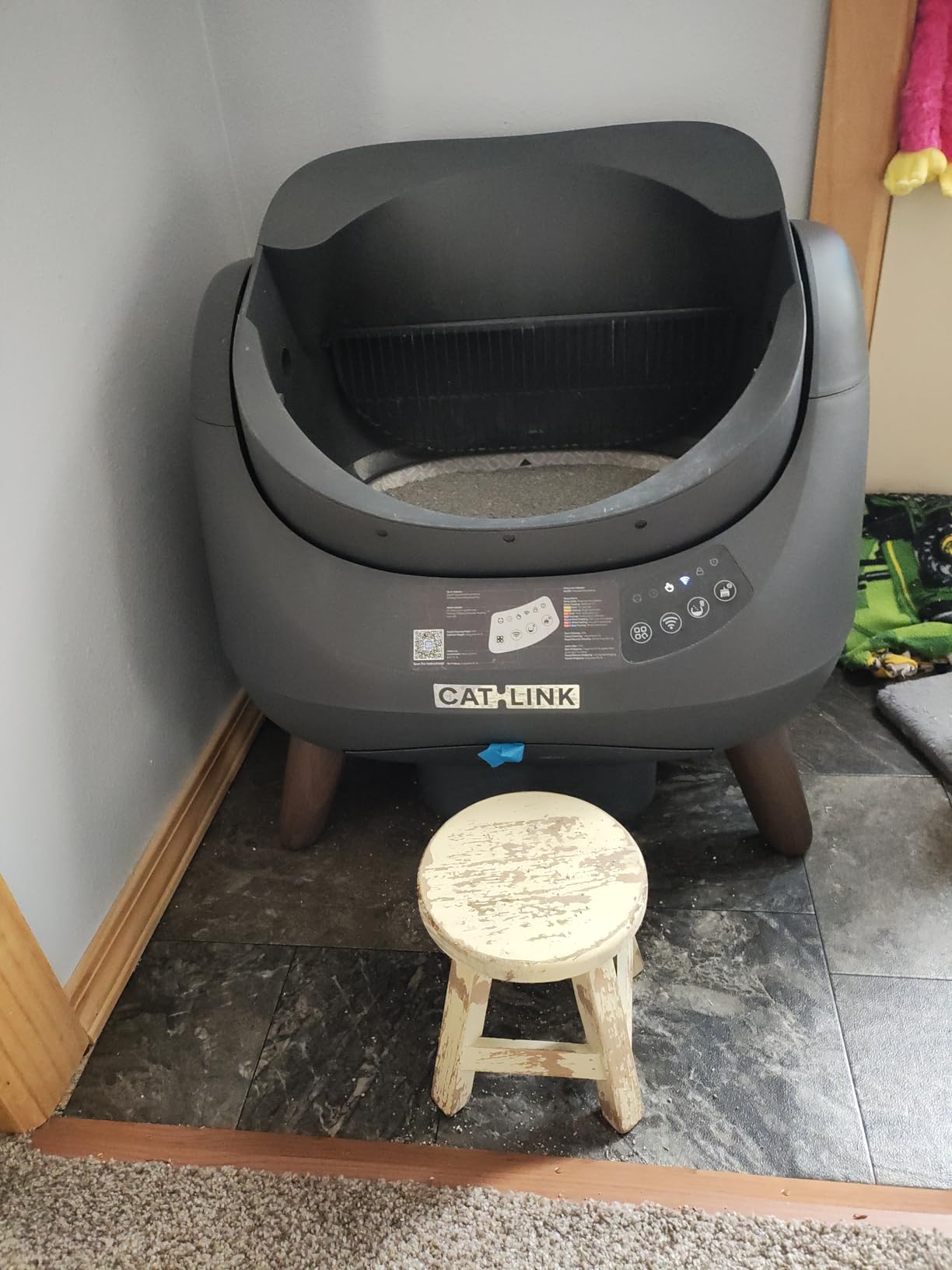 CATLINK Open-X Open-Top Automatic Litter Box, Large, Multi-Cat, Grey customer photo 1
