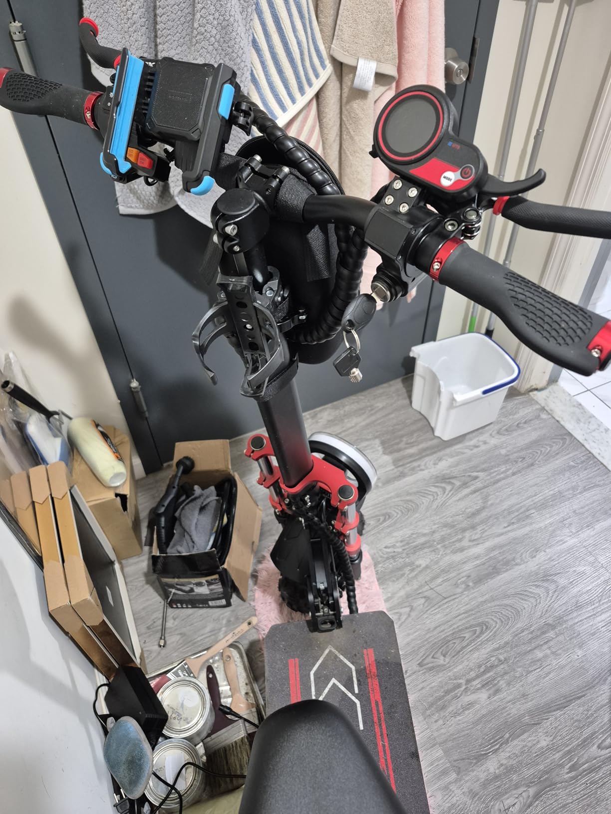 Adult Electric Scooter 11-inch Fast 5600W Up to 40-50 Miles | Off-Road Dual-Drive Fast 50-Mile Range,Foldable 500 lbs Load Capacity with seat customer photo 2