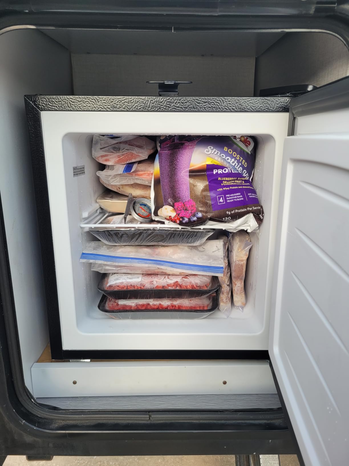 Electactic 3.2 Cu.ft Upright Freezer, Small Mini Freezer, Stainless Steel customer photo 1