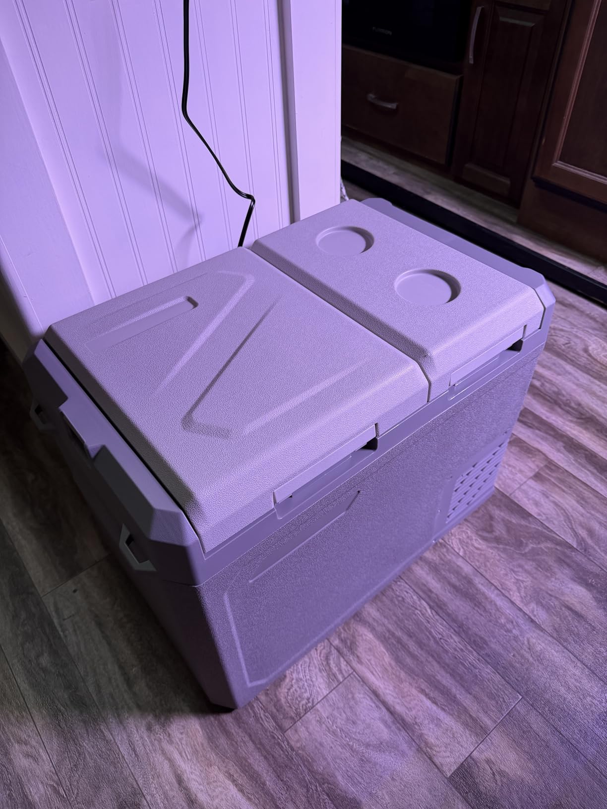 GES45 Portable Freezer,Dual Zone 12 Volt Car Refrigerator,34QT(32L) 12v cooler Fast Cooling Fridge, with 12/24V DC 100-240V AC for Camping, Outdoor, Travel, RV, Truck customer photo 1