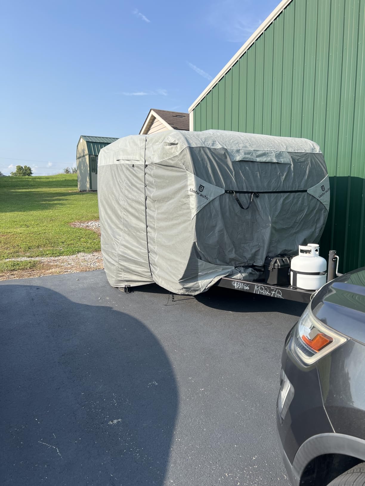 Umbrauto Travel Trailer RV Cover 27-30ft: 9-Layer Waterproof Camper Cover customer photo 1