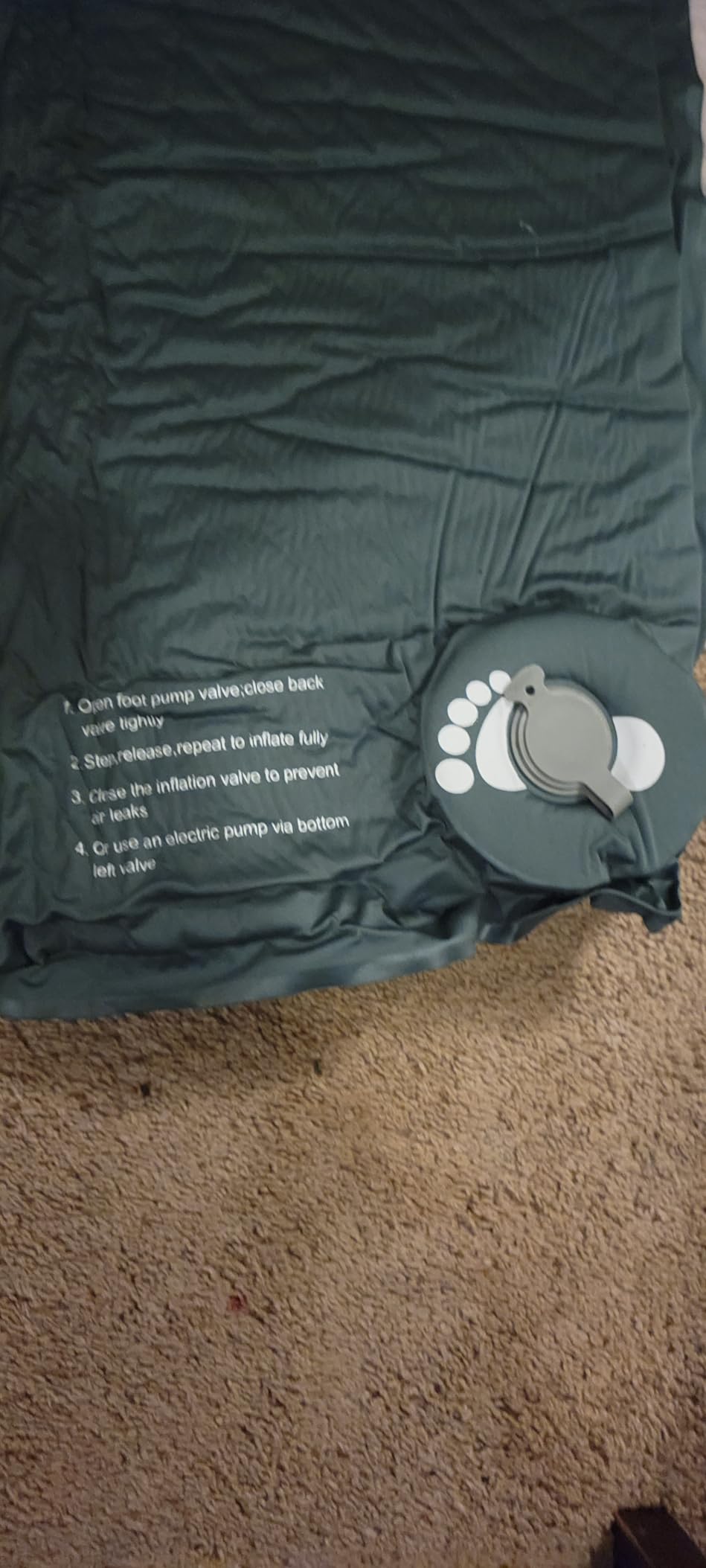 EUHAMS Double Self-Inflating Sleeping Pad for Camping with Memory Foam customer photo 2
