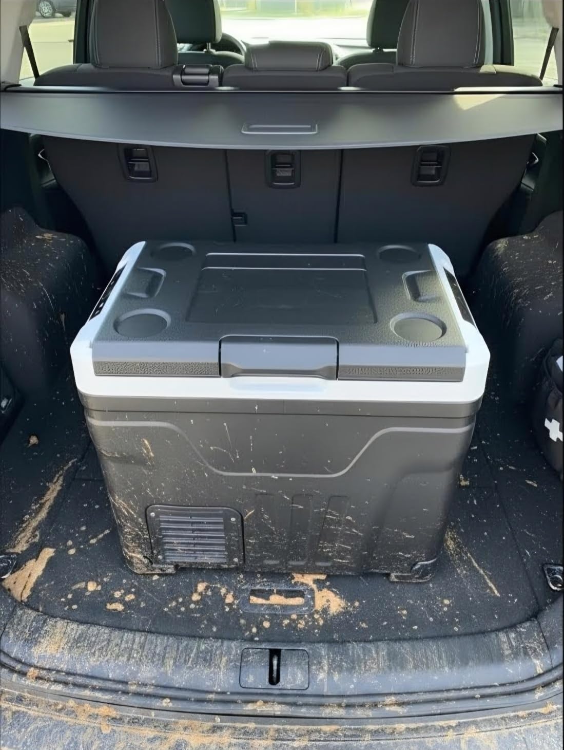 Feelfunn 12 Volt Refrigerator 45QT Dual-Zone Car Fridge Freezer with Wheels customer photo 1
