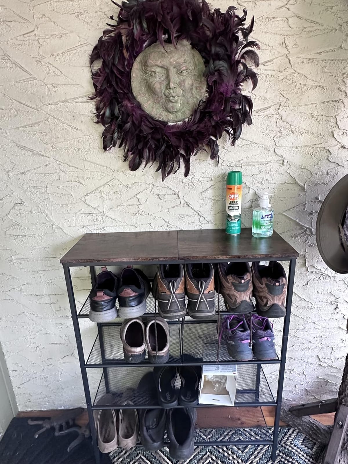 VASAGLE 5-Tier Shoe Rack, 18-24 Pairs, Metal Mesh customer photo 1