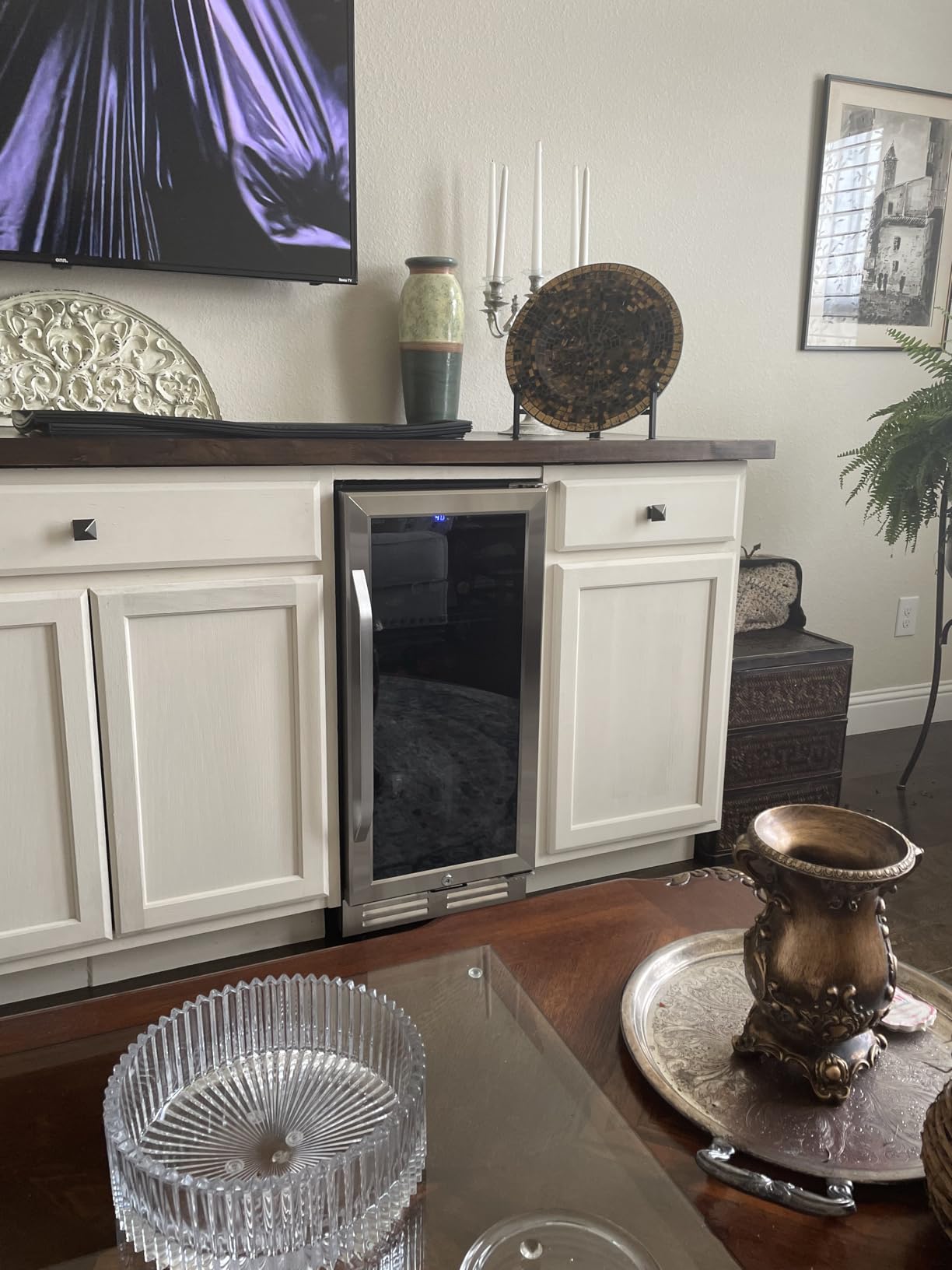 Velivi 24 Inch Wide Under Counter Beverage Refrigerator, 210 Cans Capacity customer photo 1