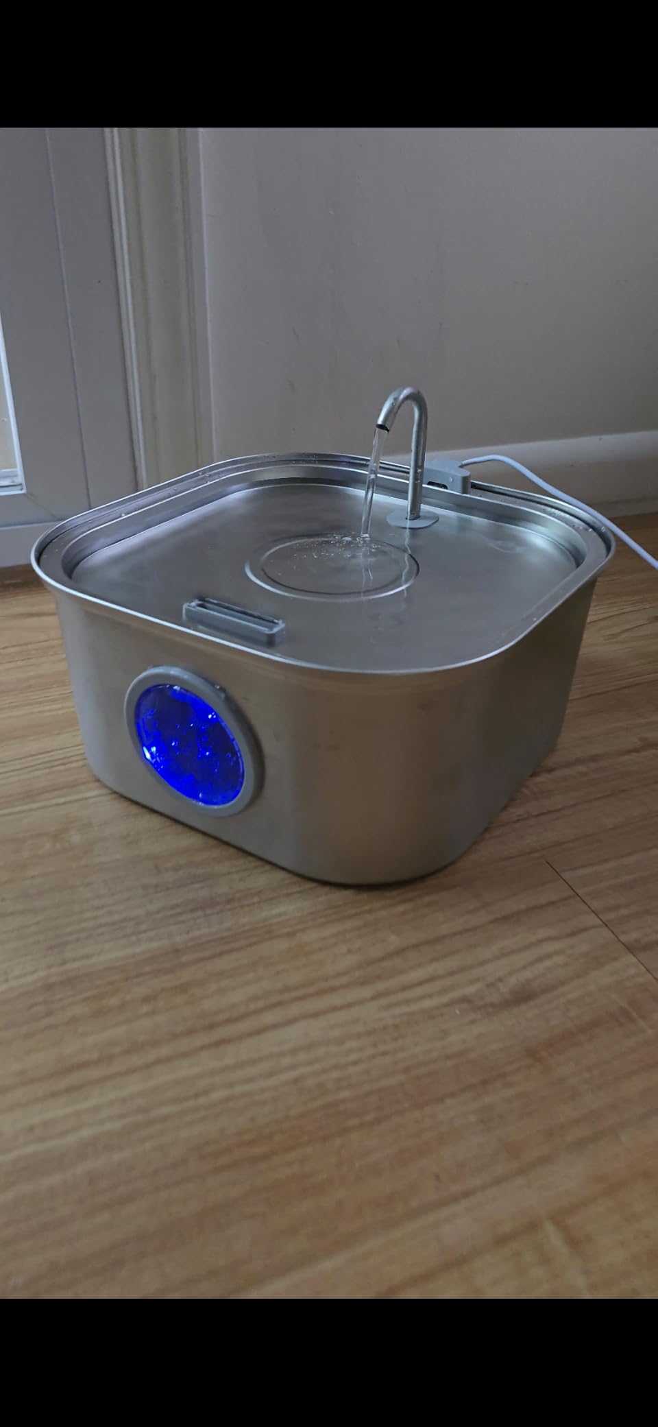 Dog Water Fountain for Large Dogs, 8L/270oz Stainless Steel Dog Bowl customer photo 1
