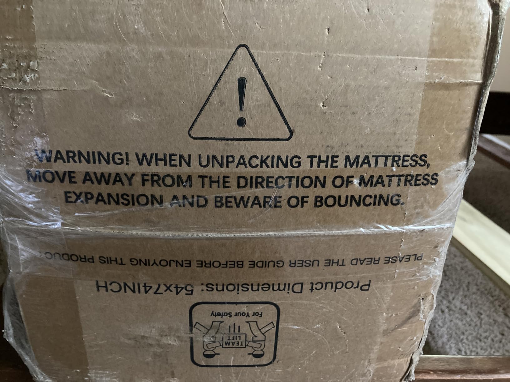 Sleepmax Extra Firm Queen Mattress 12 Inch, Hybrid Mattress Pain Relieving customer photo 1