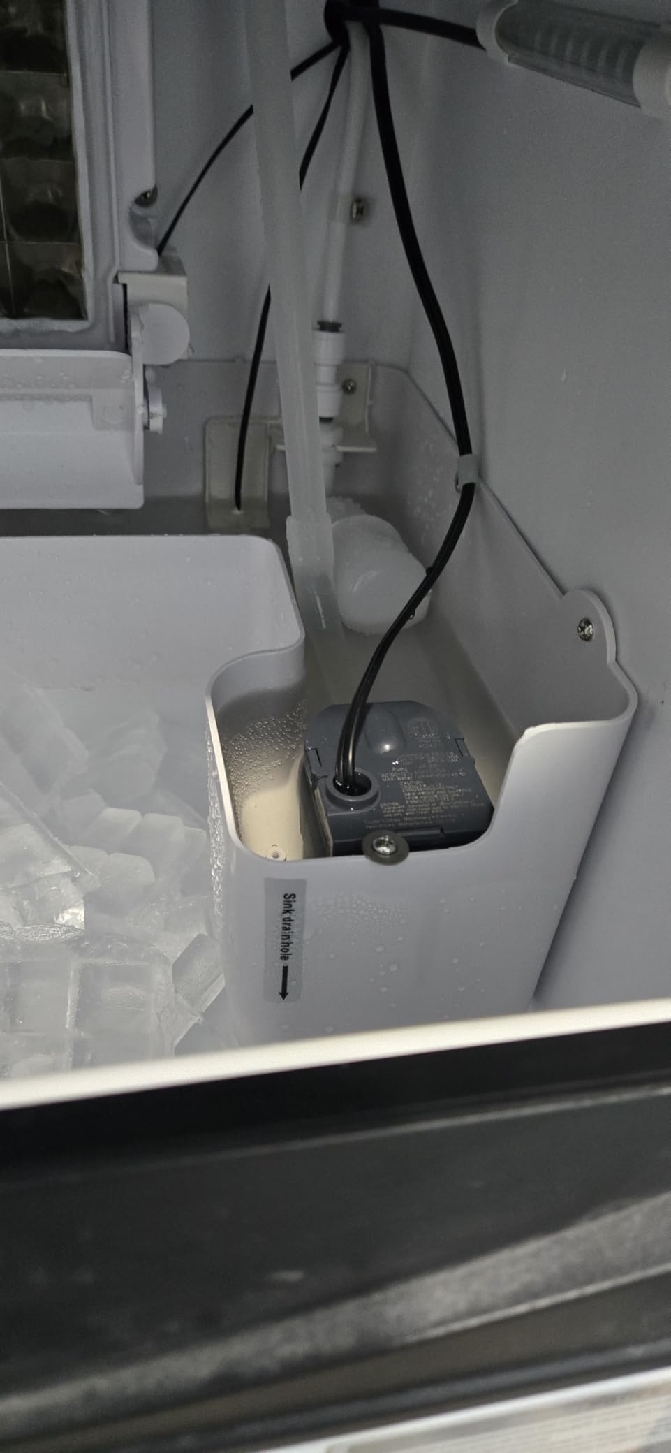 Mountman Commercial Ice Maker,170lbs/24H,50 Cubes in 14 Mins,Stainless Steel Ice Machine with 55lbs Storage Capacity,Self-Cleaning,Water Filter,Under Counter/Freestanding Ice Maker for Cafe,Home customer photo 2