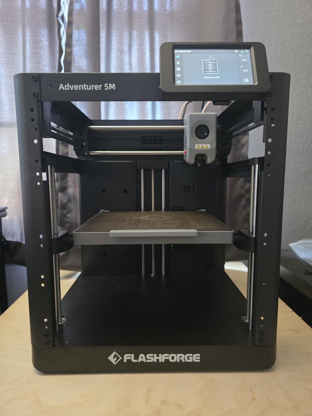 Flashforge Creator 5 Pro Enclosed 3D Printer, Active Heating Chamber to 65°C, HEPA13 Air Filter, 4 Independent Toolheads Zero-Waste, 600mm/s, 256x256x256, Auto-Leveling & Remote Management customer photo 1