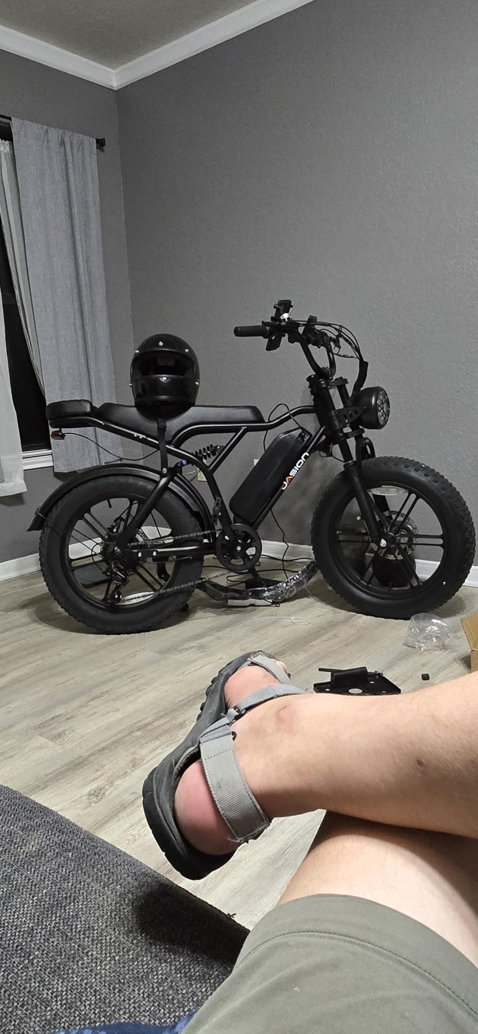 Jasion RetroVolt Electric Bike, 70-Mile Range, 2000W Peak, Fat Tire customer photo 1