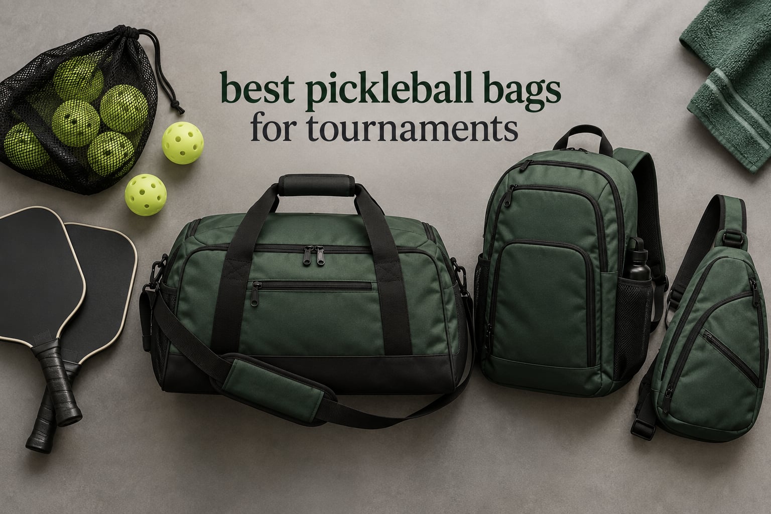 best pickleball bags for tournaments