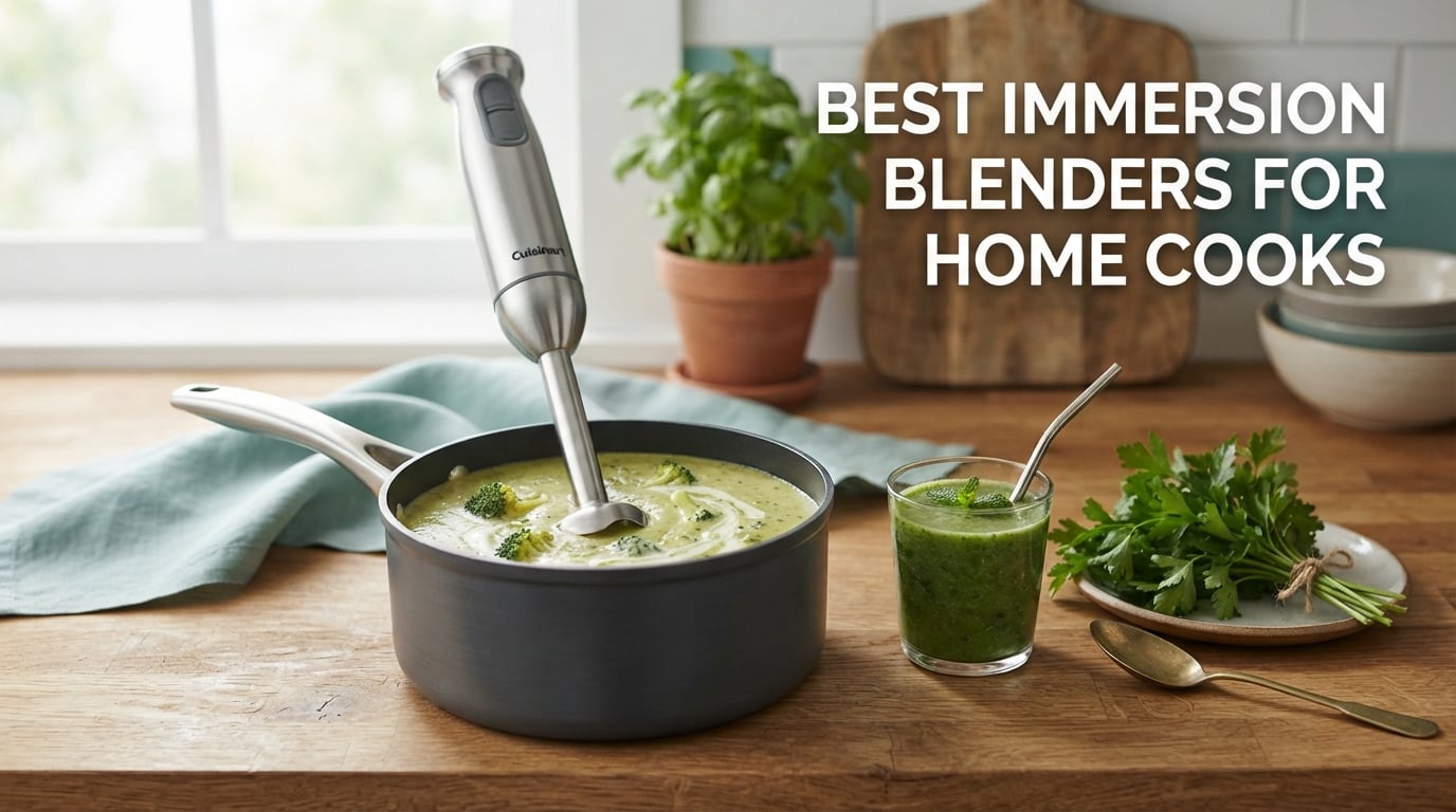best immersion blenders for home cooks