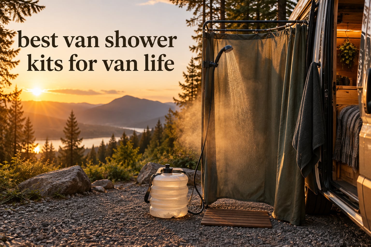 best van shower kits for van life