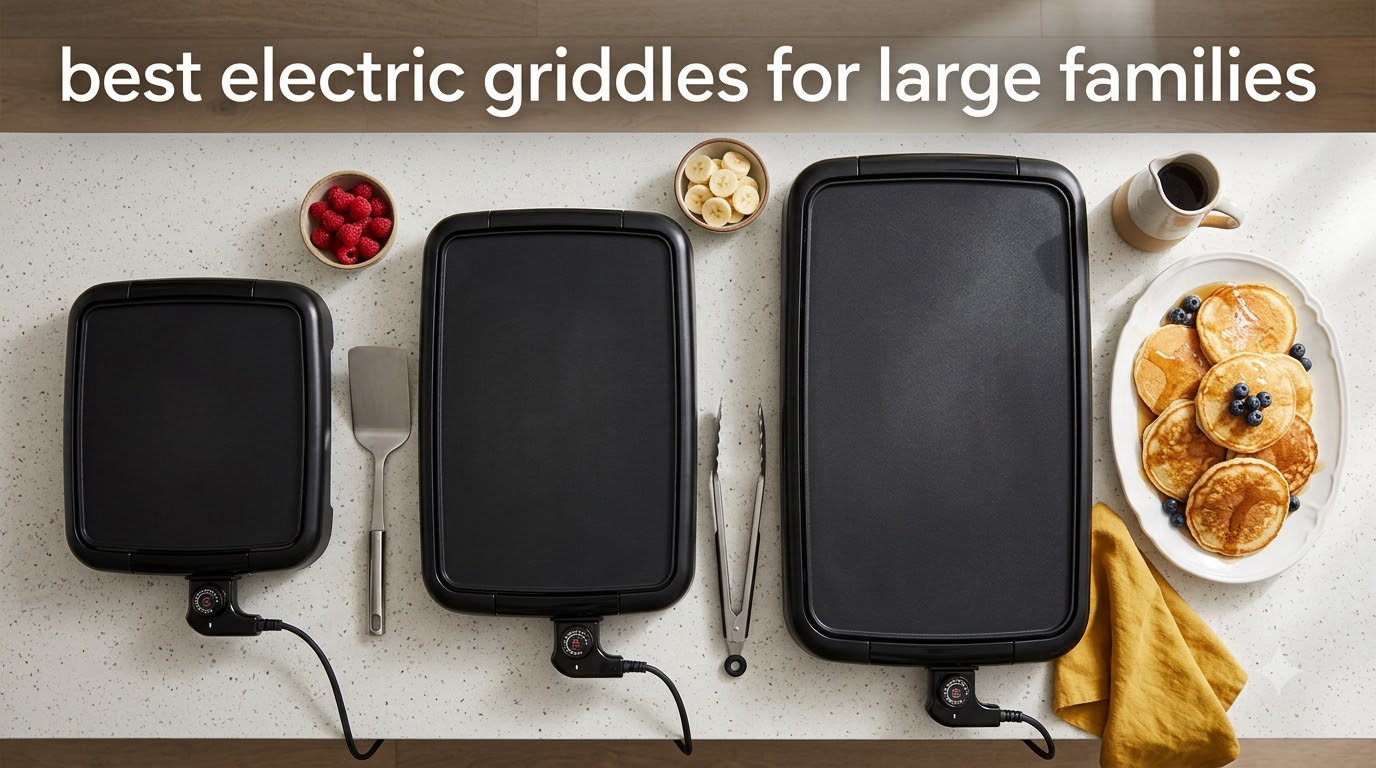 best electric griddles for large families