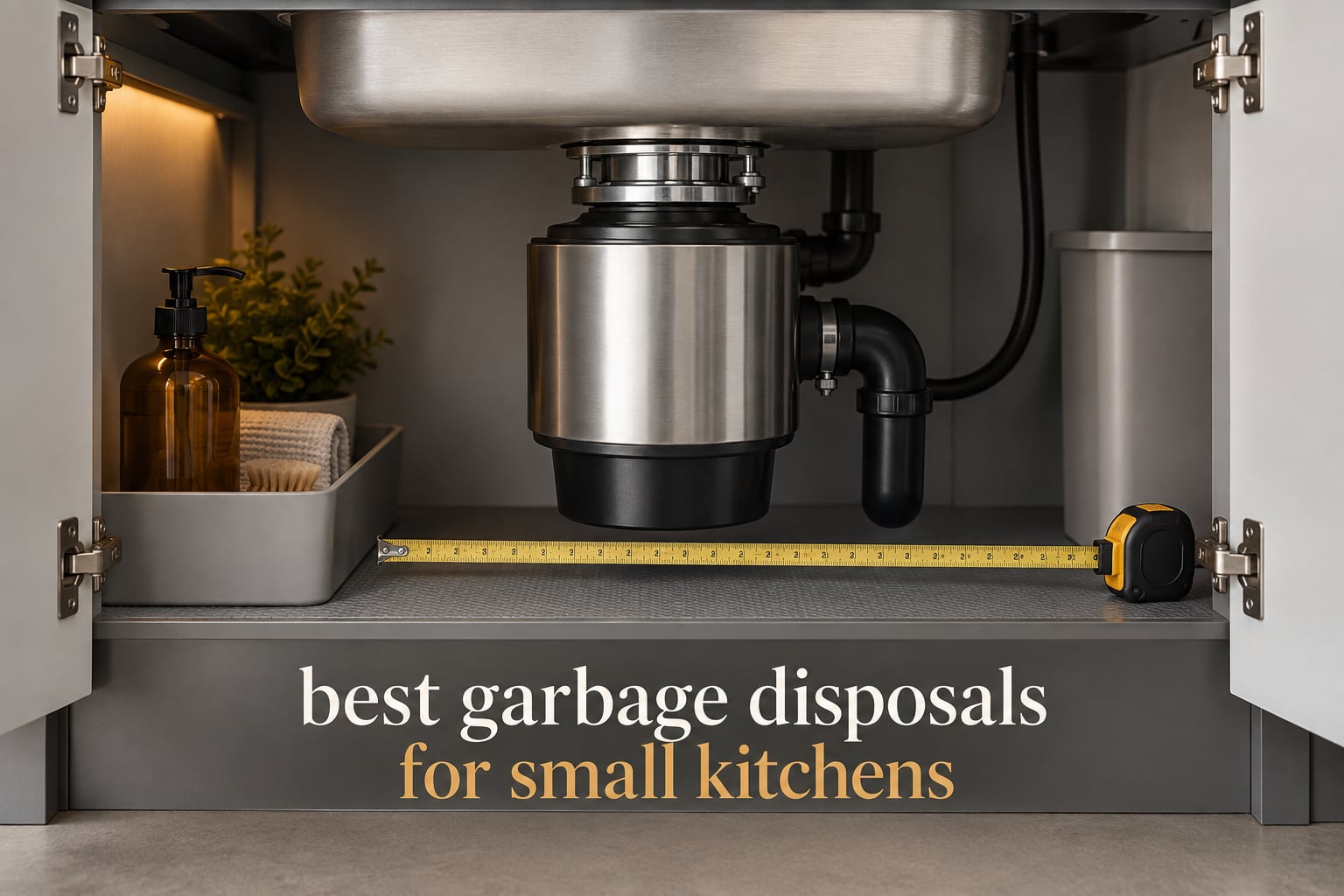 best garbage disposals for small kitchens