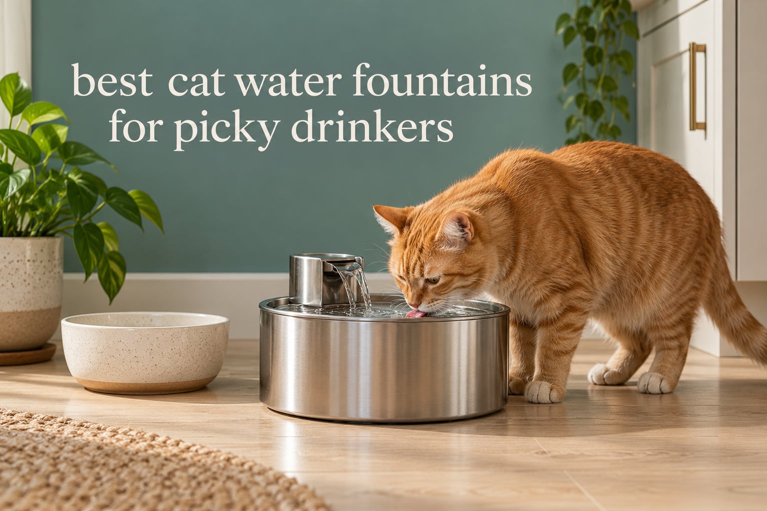 best cat water fountains for picky drinkers