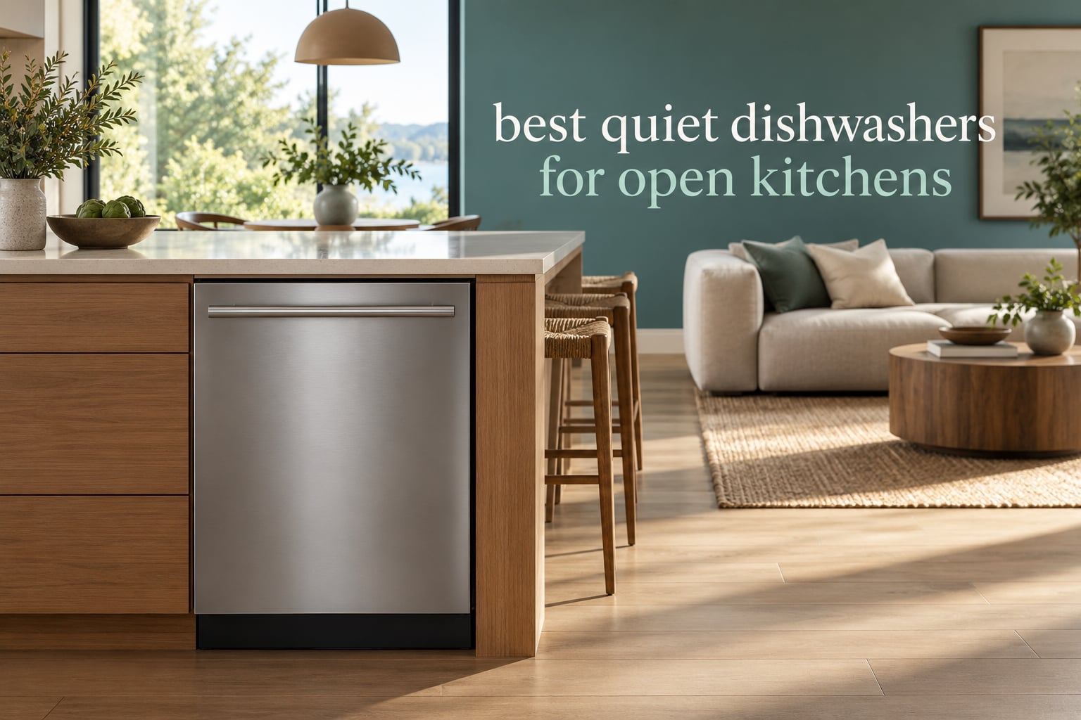best quiet dishwashers for open kitchens