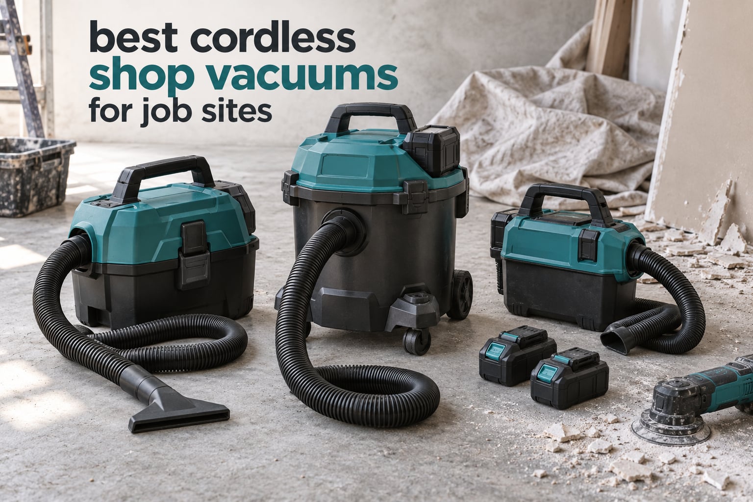 best cordless shop vacuums for job sites