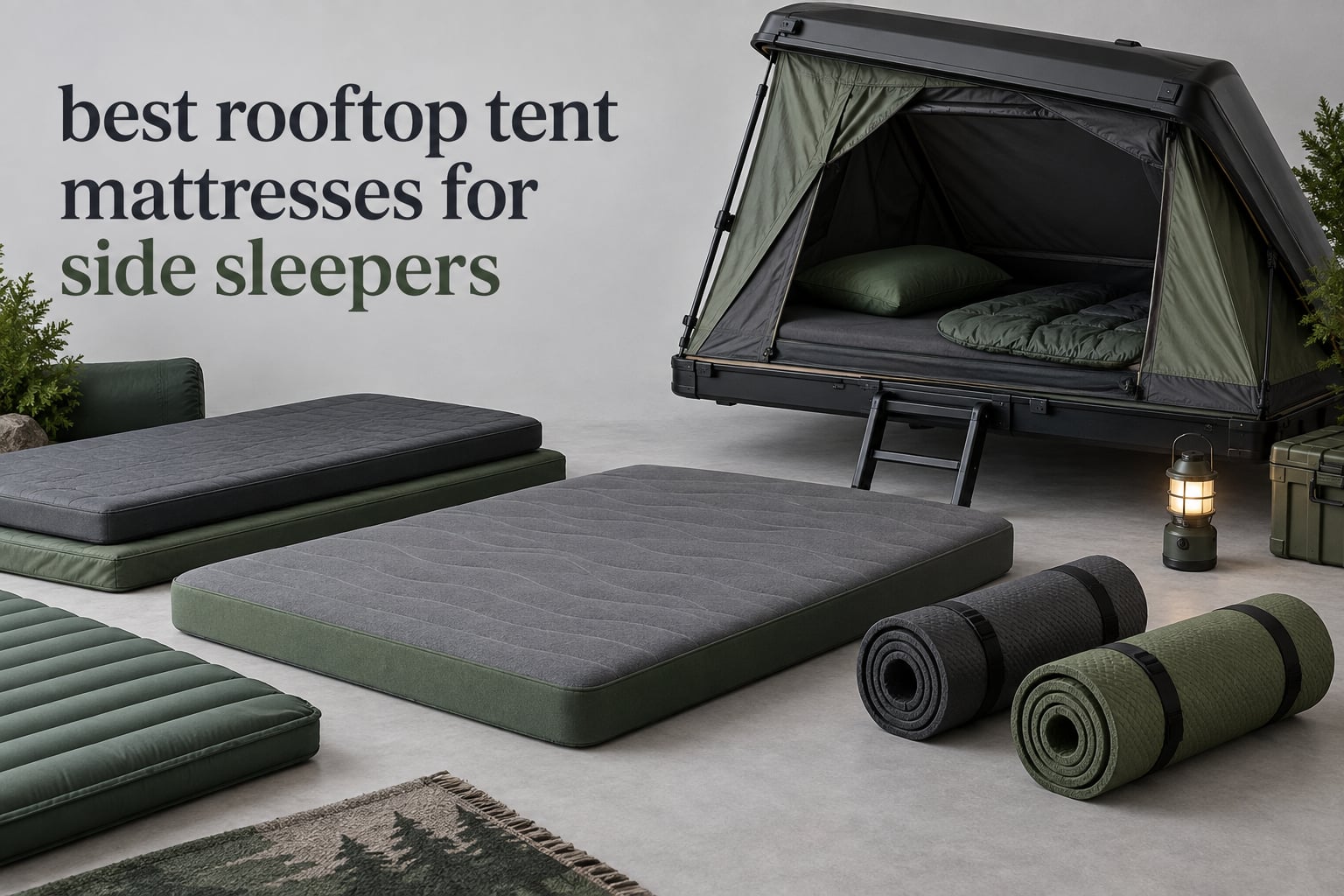best rooftop tent mattresses for side sleepers