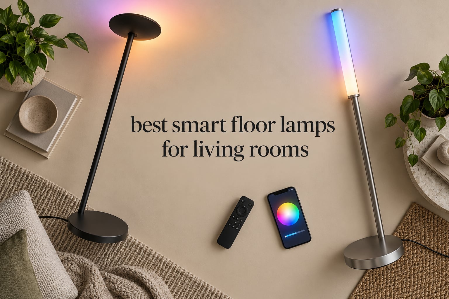 best smart floor lamps for living rooms